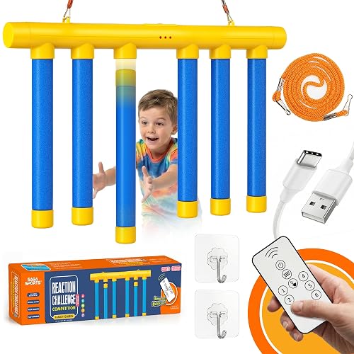 Reflex Drop Stick Game - Hand Eye Coordination Training Toy - Reaction ...