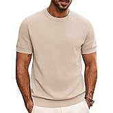 PJ PAUL JONES Mens Casual T-Shirts Classic Short Sleeve Knit Tees Crewneck Solid Tee Shirts