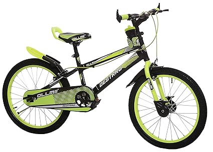 neon green bicycle