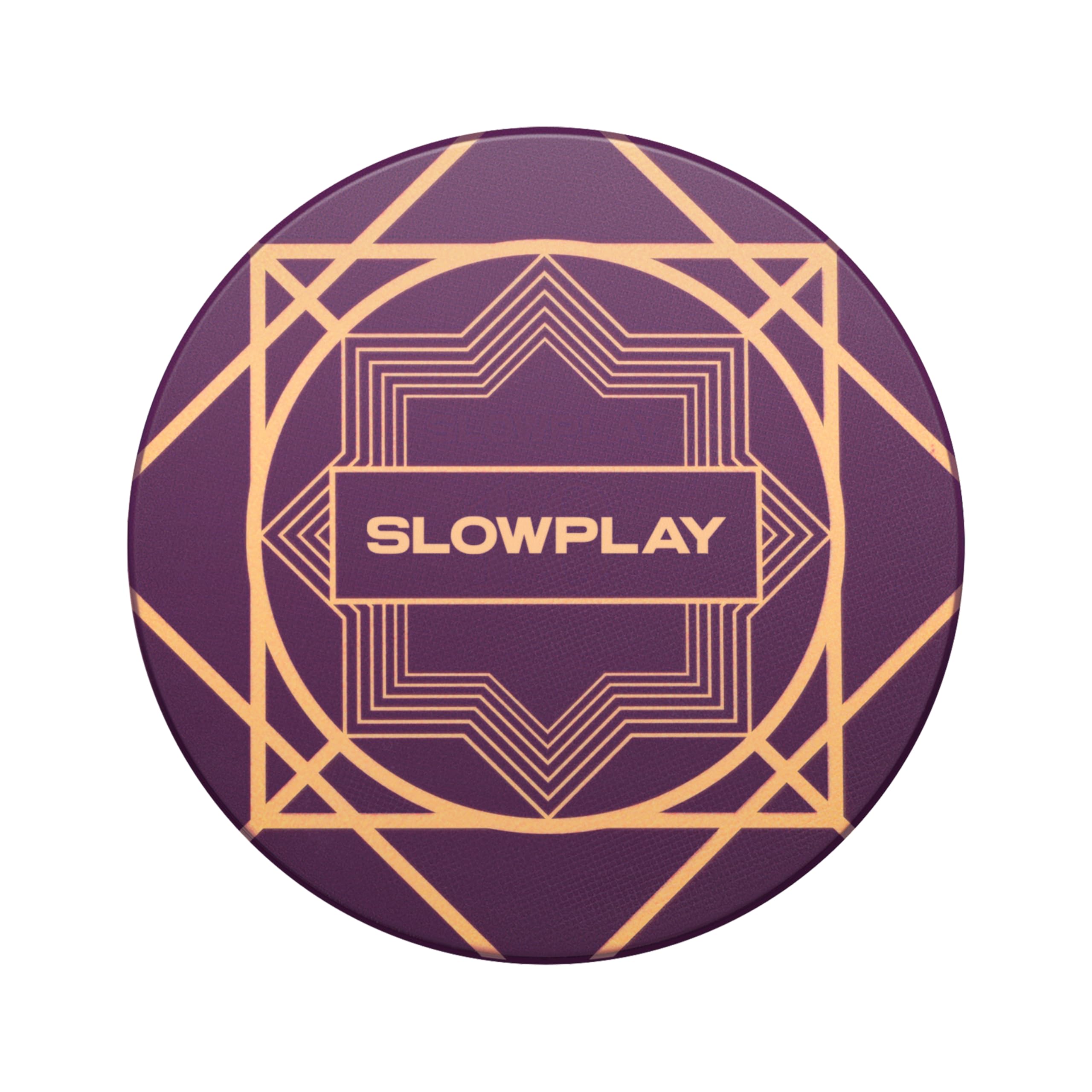 SLOWPLAY Nash Ceramic Poker Chips in Bulk, Casino Grade Ceramic 10-Gram Poker Chip for Texas Hold'em, 39mm Professional Chips Pack of 50 (Purple)