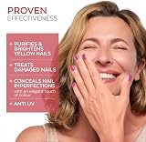PODERM Nail Care Polish with Tea Tree Raspberry 8ML Podiatrist Formula view 2