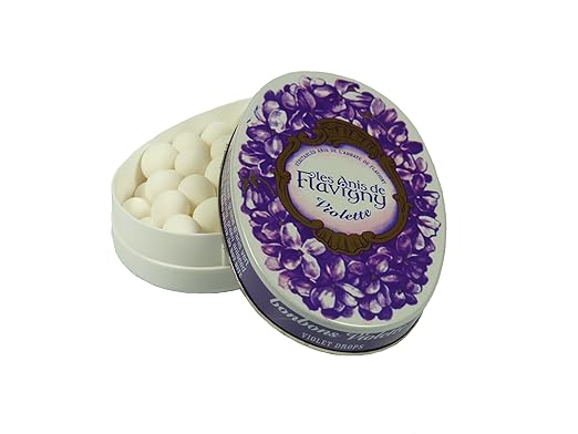 Les Anis de Flavigny (seit 1591, Violette) - Das französische Anisbonbon mit Veilchengeschmack (Violette) 50 GR (netto)