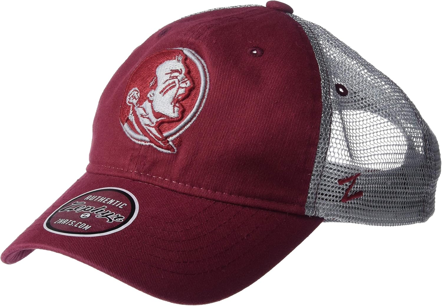 Zephyr NCAA Florida State Seminoles Mens Nimbus Washed Cotton Relaxed