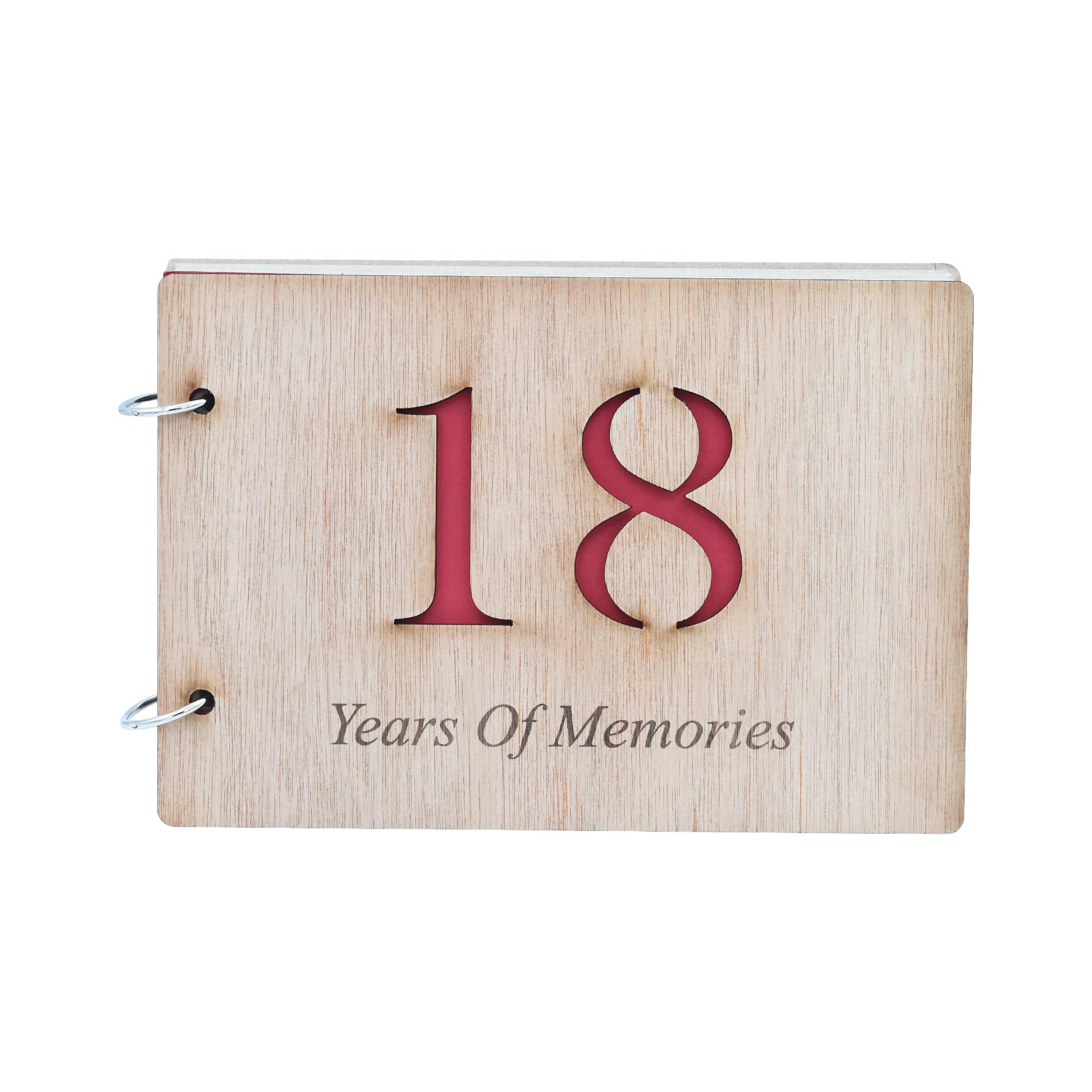18th Anniversary Scrapbook - 18 Years Of Memories Add Photos and More
