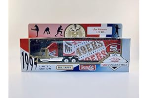 1995 MATCHBOX NFL Team Collectible 1:87 Scale Die Cast Replica Tractor Trailer - SAN FRANCISCO 49ERS