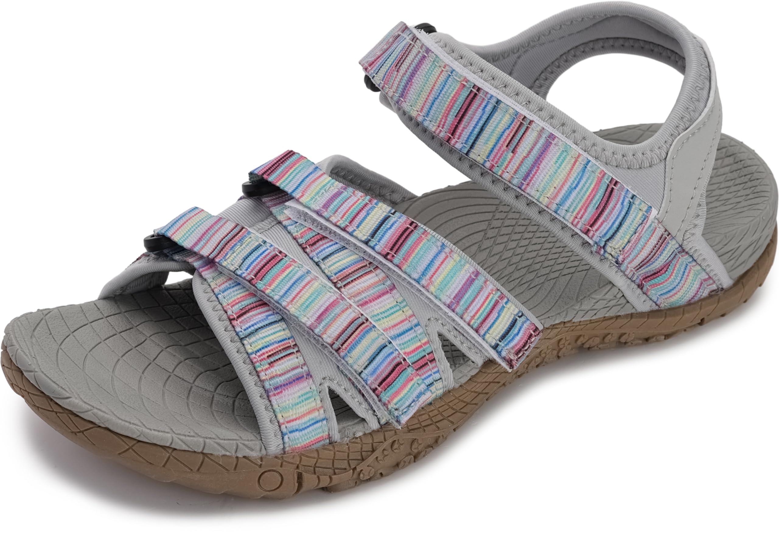Photo 1 of *MINOR DAMAGE - USED*
WHITIN Women's Hiking Sandals with Arch Support Walking Size 8 Cushion Sport Adjustable Hooks Resistant Outdoor Waterproof GreyMulti 38