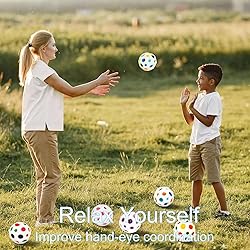 PAKSPAK 6 Pack Moon Space Ball, Bouncy Balls for