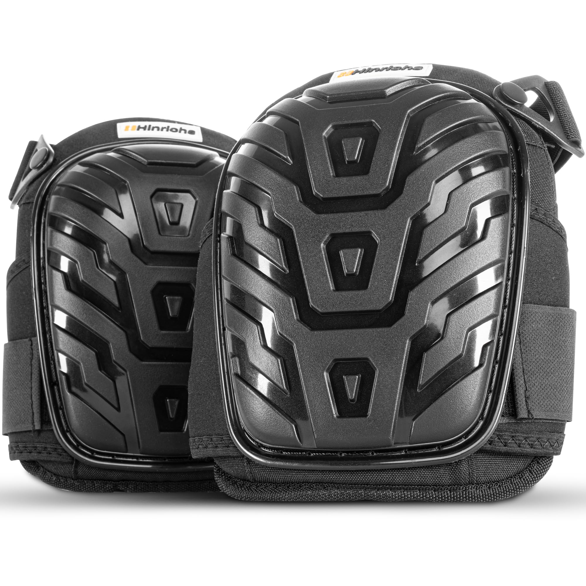 Hinrichs Knee Pads For Work - Premium Quality - Professional Knee Protection - Adjustable Kneeling Pad for Men & Women - Foam Padding & Gel Cushion for Work in the Garden or on the Construction Site