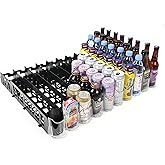 Display Technologies Visi-FAST Spring Push Drink Dispenser, Refrigerator Organizers and Storage for 12/16 oz Beverages, Bottles, and Cans, Drink Dispenser for Fridge, Commercial and Home, (Pack of 1)