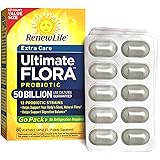 Renew Life Extra Care Ultimate Flora Probiotic 50 Billion Go Pack, 60 CT