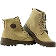 Farm Blue Men's Ranger Boots - High Top Hiking Shoes for Men - Water-Resistant Canvas Combat Boots with Orthotic Insoles - Tactical Shoes for Casual, Work, or Outdoor Wear