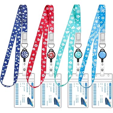 Tennessee Titans Badge Reel – Retractable Security ID Card Holder With Pass Lanyard – NFL Football - View #2