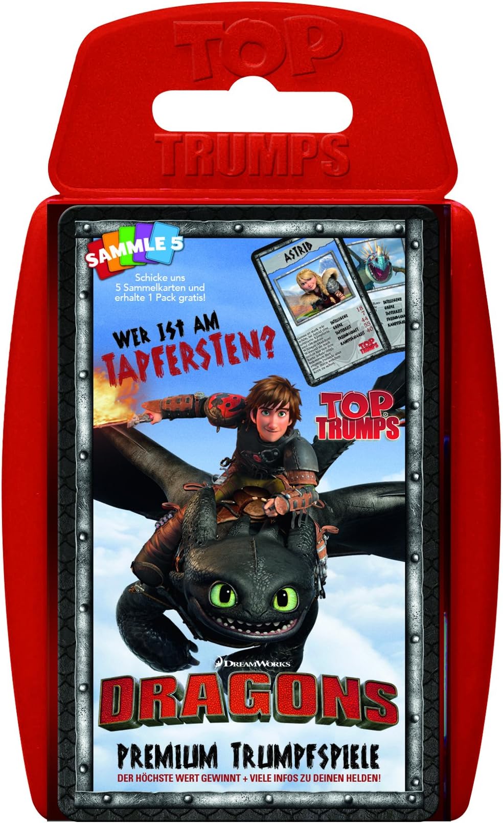 Winning Moves WIN61953 - Top Trumps, How to Train Your Dragons, Card Games