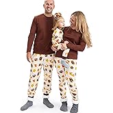 HonestBaby Family Matching Holiday Pajamas 100% Organic Cotton for Men, Women, Kids, Toddlers, Baby Boys, Girls, Unisex, Pets