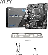 MSI PRO H610M-E DDR4 Motherboard Micro-ATX LGA 1700 Intel 12th Gen 2x DIMM 1x view 7