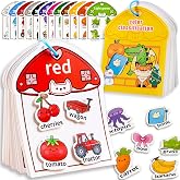 Montessori Busy Book Color Sorting Toys for Toddlers 3-5 Activity Books | Autism Educational Toys Preschool Learning Activities for Kids, Sensory Fine Motor Matching Games for 3 Year Old Boys Girls