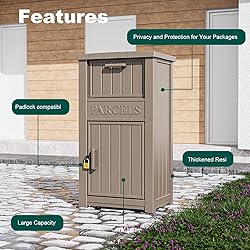 MAIUSCOLI Package Delivery Box for Outside, Large