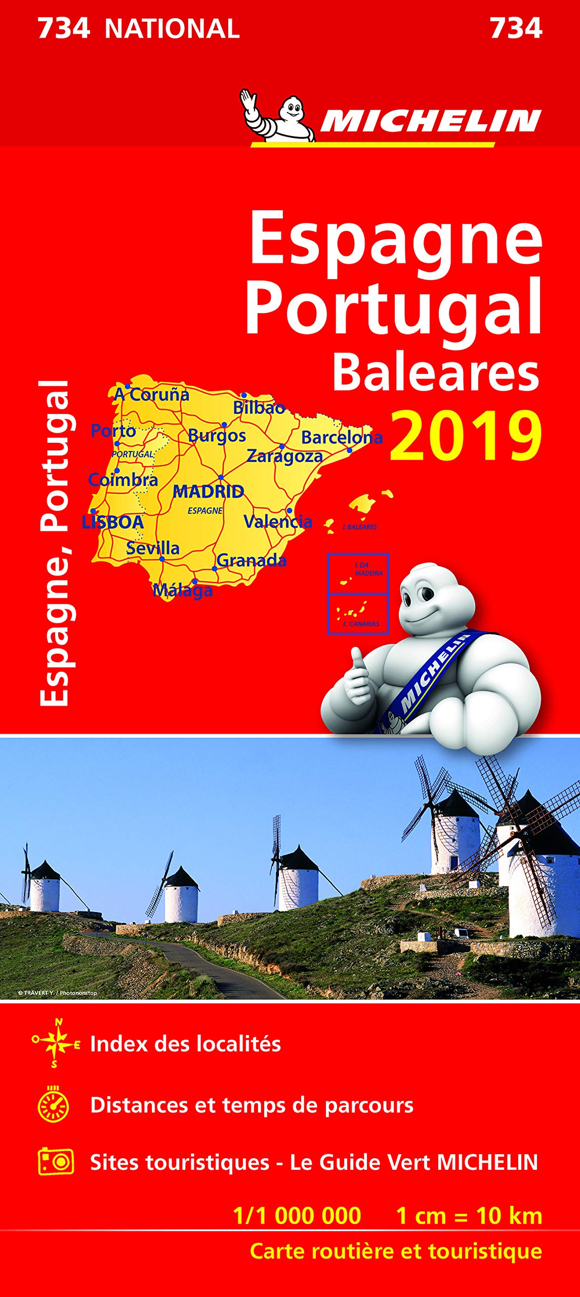 Amazonfr Carte Espagne Portugal Michelin 2019 Michelin