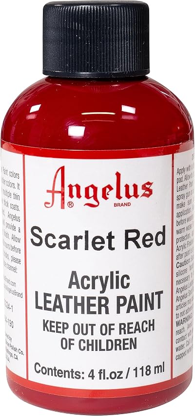 Angelus Acrylic Leather Paint - Flexible Non-Toxic Water Based Leather Paint