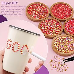 Resin Jelly Rhinestones for Crafting with B7000