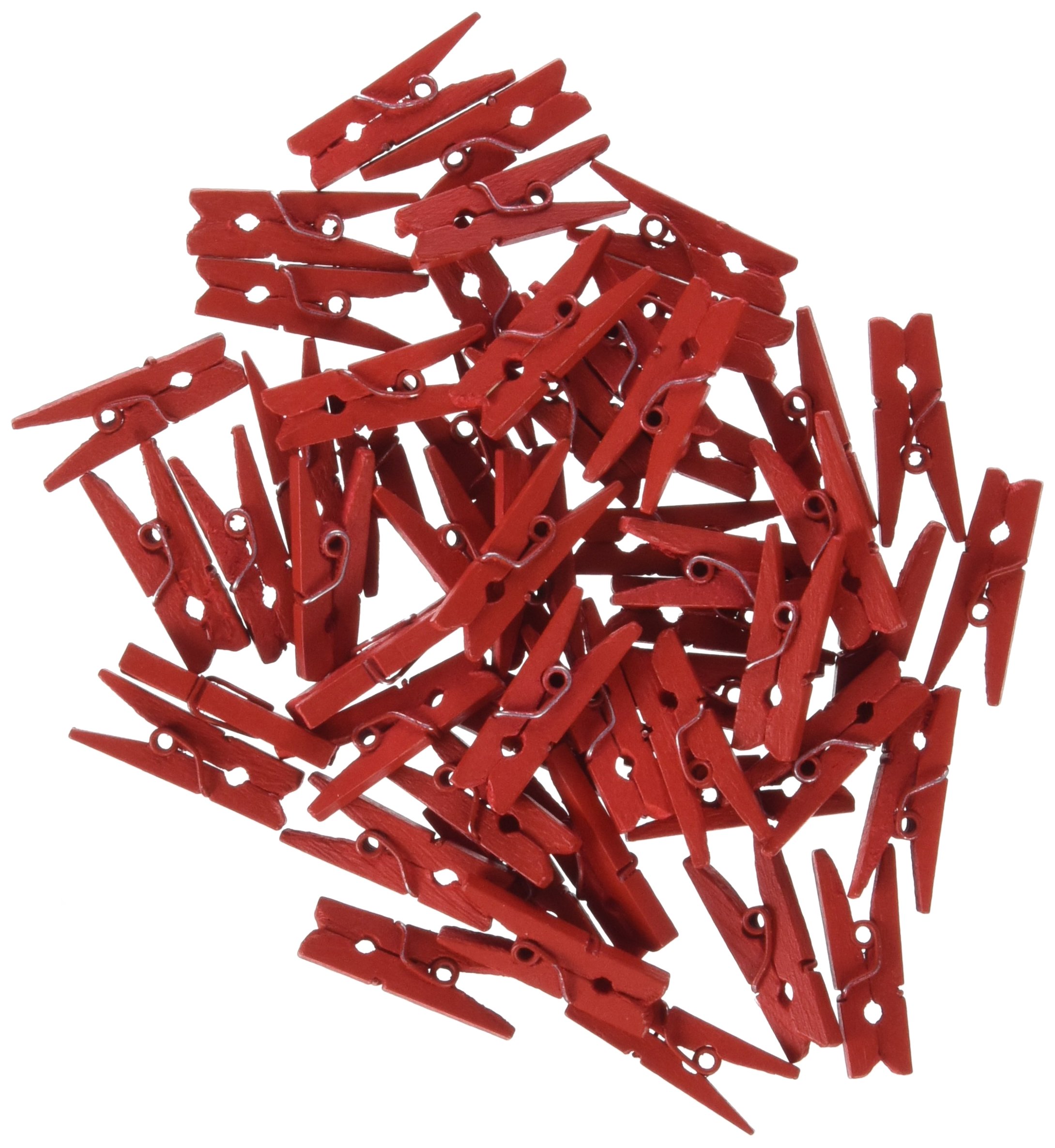 Mopec a1121.14 – Box of 100 Mini Tongs, Red