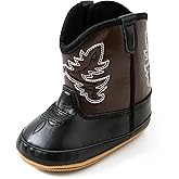 Jastore Infant Baby Boys Girls Booties Newborn Winter Boots Toddler Non-Slip Lace Up First Walking Shoes