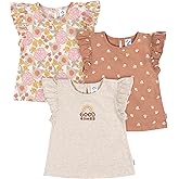 Gerber baby-girls Toddler 3-pack Short Sleeve Tees