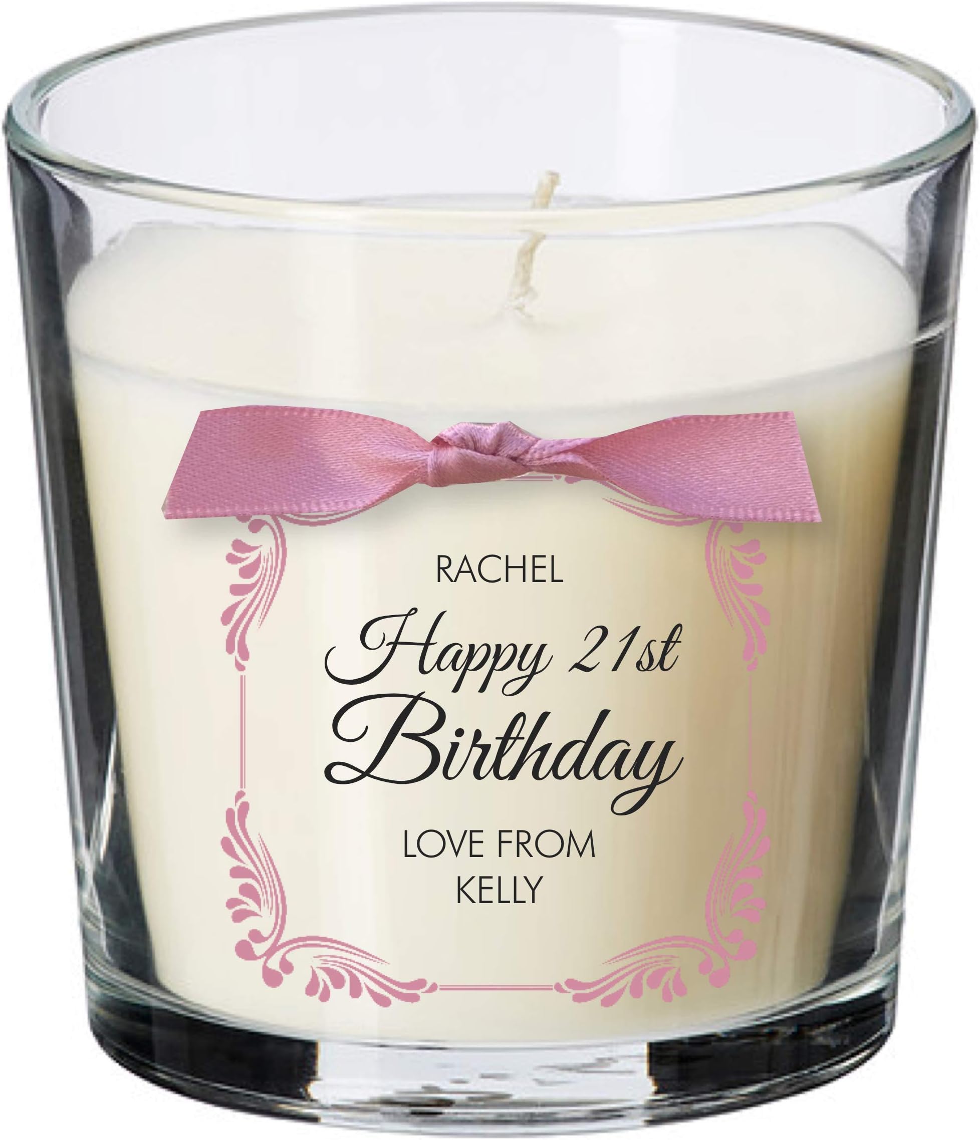 21st birthday present personalised gift candle gifts for women her men decorations party all ages