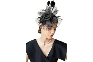 BABEYOND Fascinator Hats for Women Tea Party Hat Kentucky Fascinators Headband Derby Hats Wedding