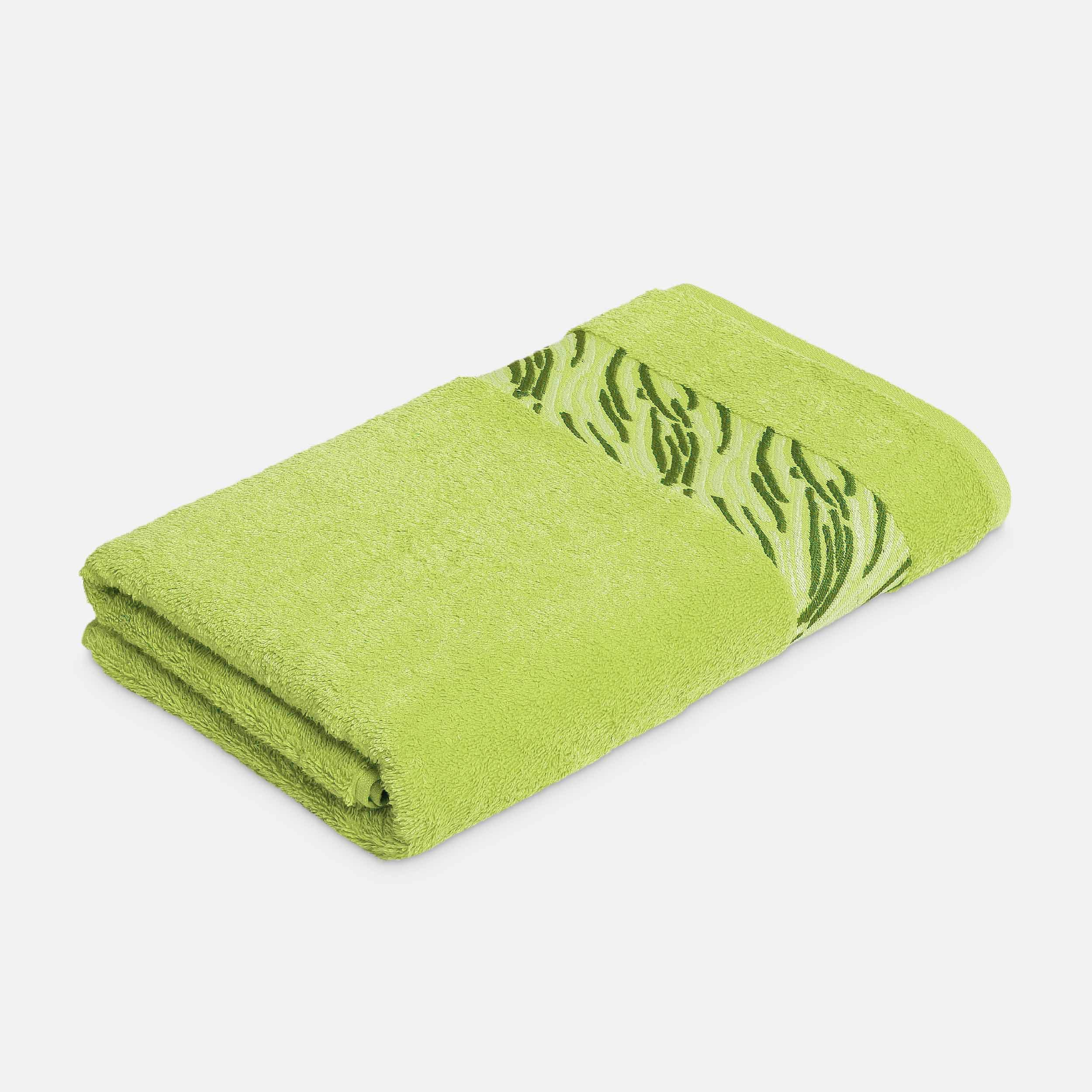 frottana Shadow hand towel 50 x 100 cm, 100% cotton, wild lime