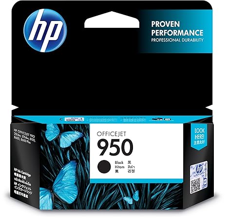 HP 950 Schwarz Original Druckerpatrone für HP Officejet Pro 276dw, 8600, 8610, 8620, 251dw, 8100