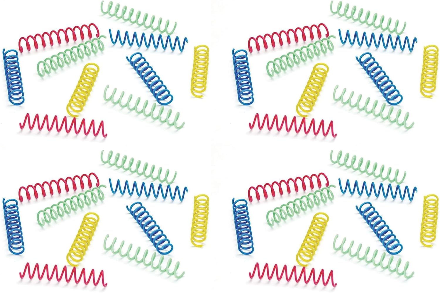 Ethical Thin Colorful Springs Cat Toy, 10-Pack : Pet Toys : Pet Supplies