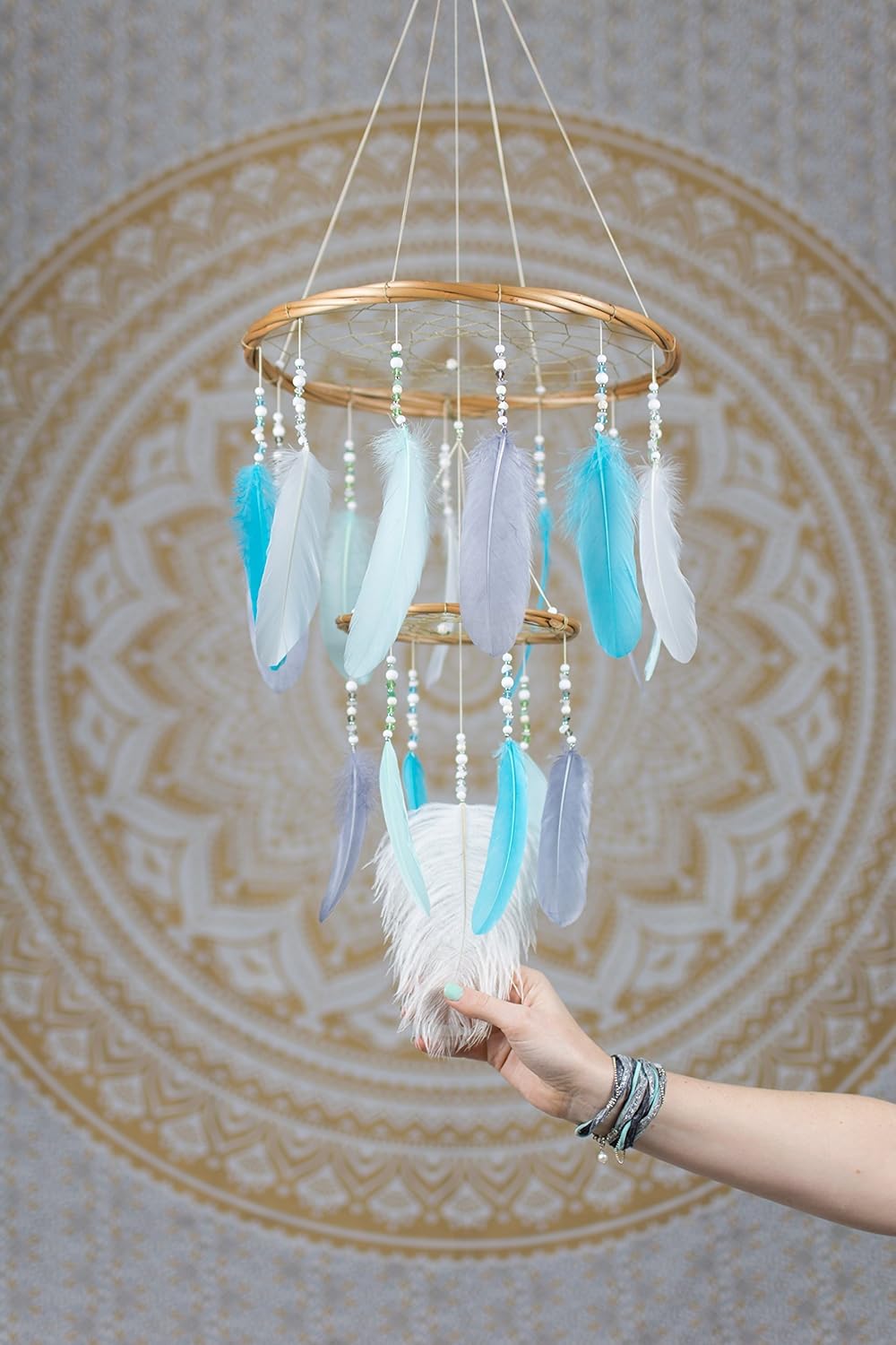 baby dream catcher mobile