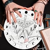 CRASPIRE Moth Pendulum Board Divination Kit Wooden Altar Wiccan Wand Rose view 7