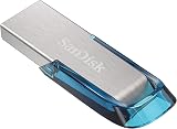 SanDisk Ultra Flair 64GB USB 3.0 Flash Drive Blue 150MB/s Read view 4