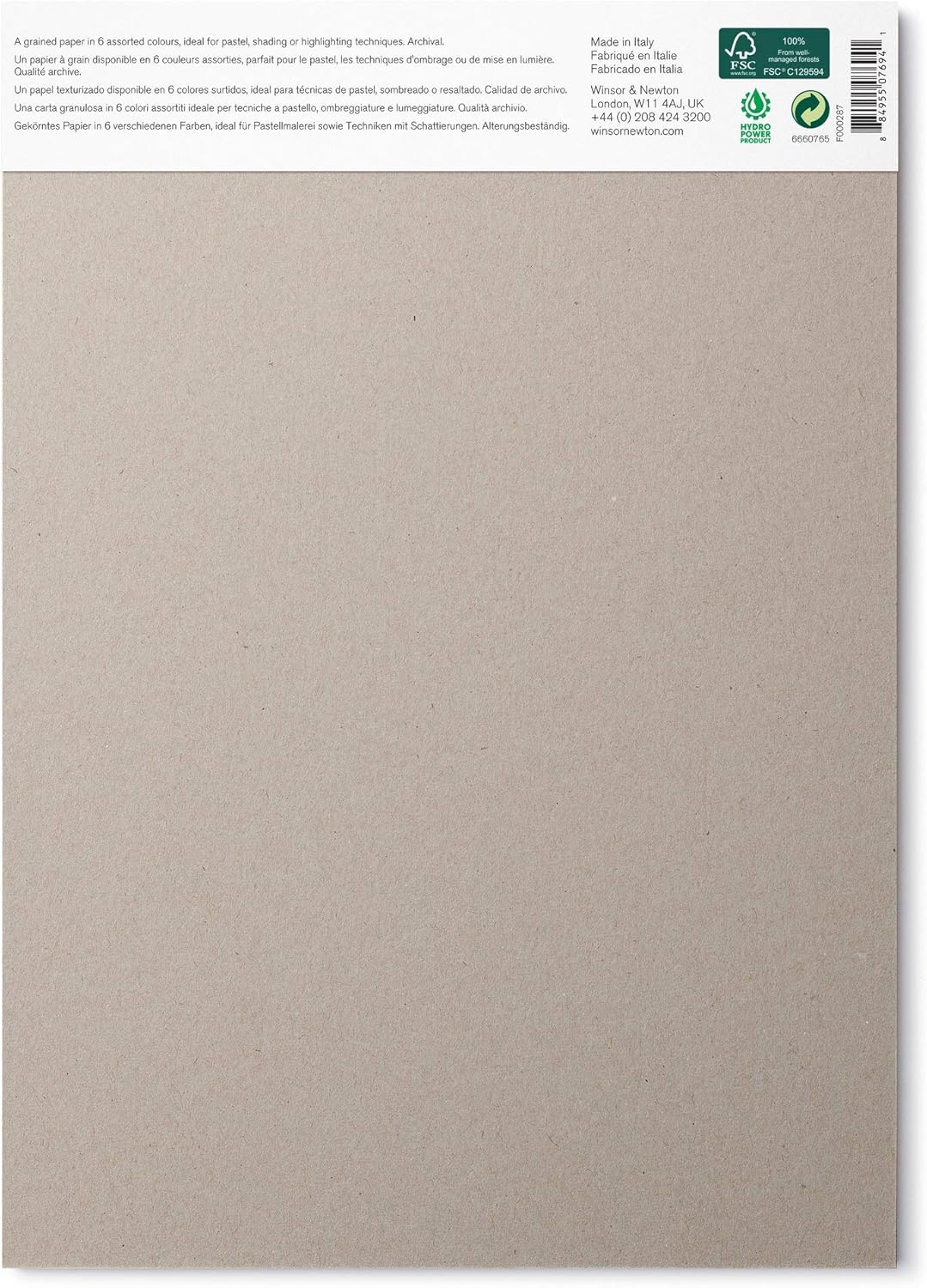 Winsor & Newton 6660765 Pastel Pad, 24 Sheet, A4 Size, Earth, Pack of 6, 8.3" x 11.7" - Image 3