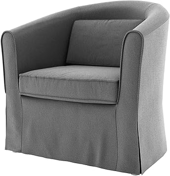 Amazon De Tlyesd Tullsta Sessel Bezug Aus Baumwolle Fur Ikea Tullsta Stuhl Schonbezug Grau