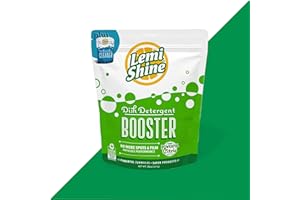 Lemi Shine Dish Detergent Booster, Hard Water Stain Remover, Multi-Use Citric Acid Cleaner with Award-Winning Dishwasher Cleaner (38 oz + 1 Dishwasher Cleaner, 1 Pack)