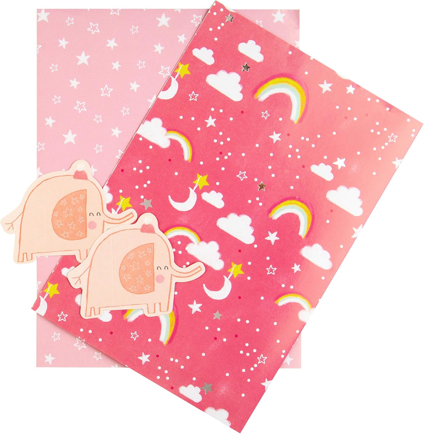 Cute Elephant Baby Boy Baby Shower Large Gift Bag | Zazzle