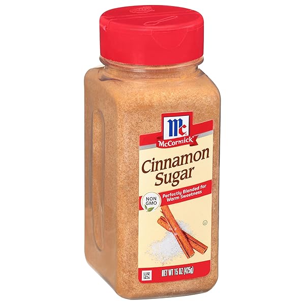MCCORMICK CINNAMON SUGAR, 15 OZ