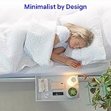 BedShelfie Bedside Shelf Cable Catch White Plastic Clip On Nightstand view 9