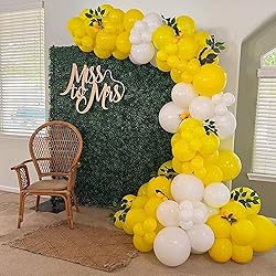 Awenztech Yellow Balloons 12 inch, Yellow Latex