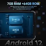 OUKITEL RT3 8 Inch Rugged Tablet 7GB RAM 64GB 1TB SD Android 12 5150mAh 4G view 2