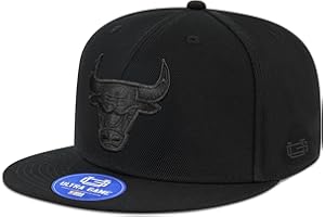 Ultra Game NBA Mens NBA Official Snap Back 3D Embroidered Team Logo Baseball Cap Hat