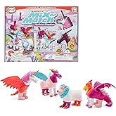 POPULAR PLAYTHINGS Magnetic Mix or Match Pastel Mythical Kingdom Toy Play Set, 15 Pieces