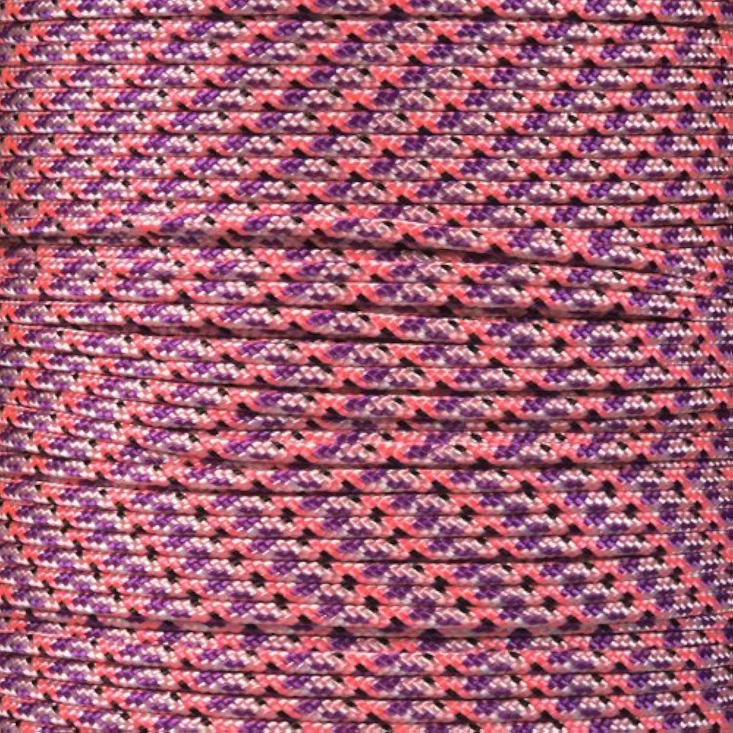 PARACORD PLANET 10, 25, 50, and 100 Foot Hanks of 425 Paracord (3mm) - Made of 100% Nylon for Tactical, Crafting, Survival, General Use, and Much More (Country Girl Camo, 100 Feet) — image 1