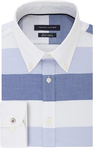 tommy hilfiger slim fit non iron shirt