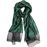 SNUG STAR Cotton Silk Scarf Elegant Soft Wraps Color Shade Scarves for Women
