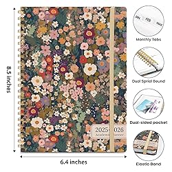 Planner 2025-2026, Monthly and Weekly Calendar