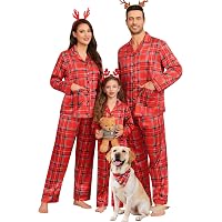 DIKFA Couples Silk Satin Pajamas Set - Short Sleeve Button-Down Sleepwear For Women & Men - View #5